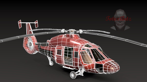 helicopter kasatka russian 3d obj - Russian Kasatka Helicopter by TotexArtz